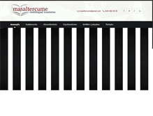 Tablet Screenshot of masaltercume.com
